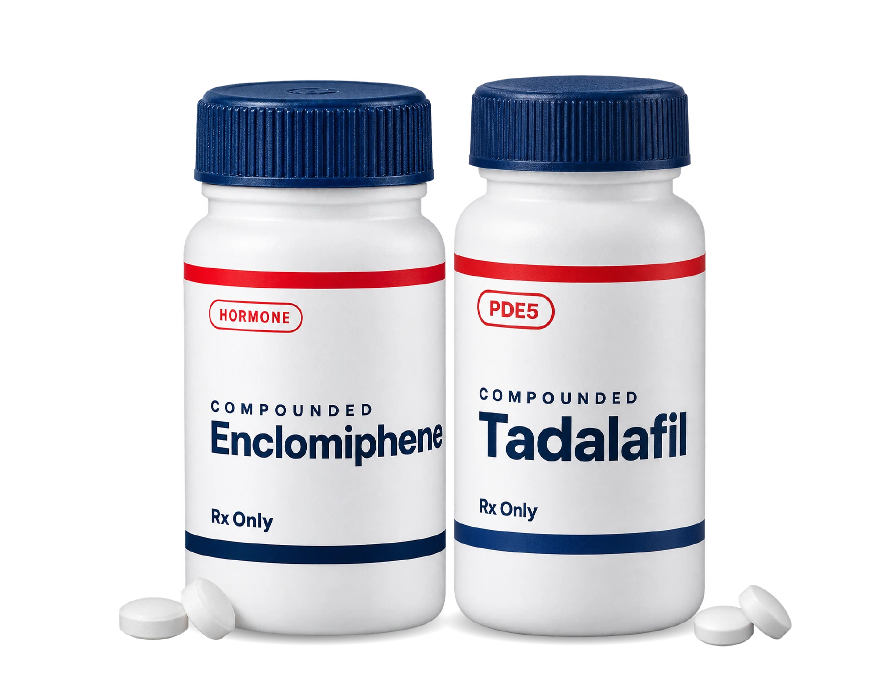 Enclomiphene + Tadalafil bundle